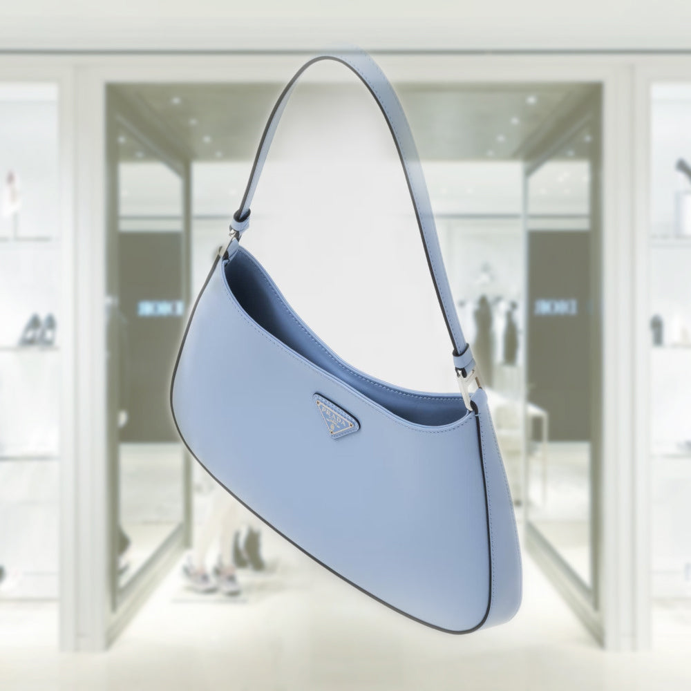 PRD Cleo brushed leather shoulder bag
