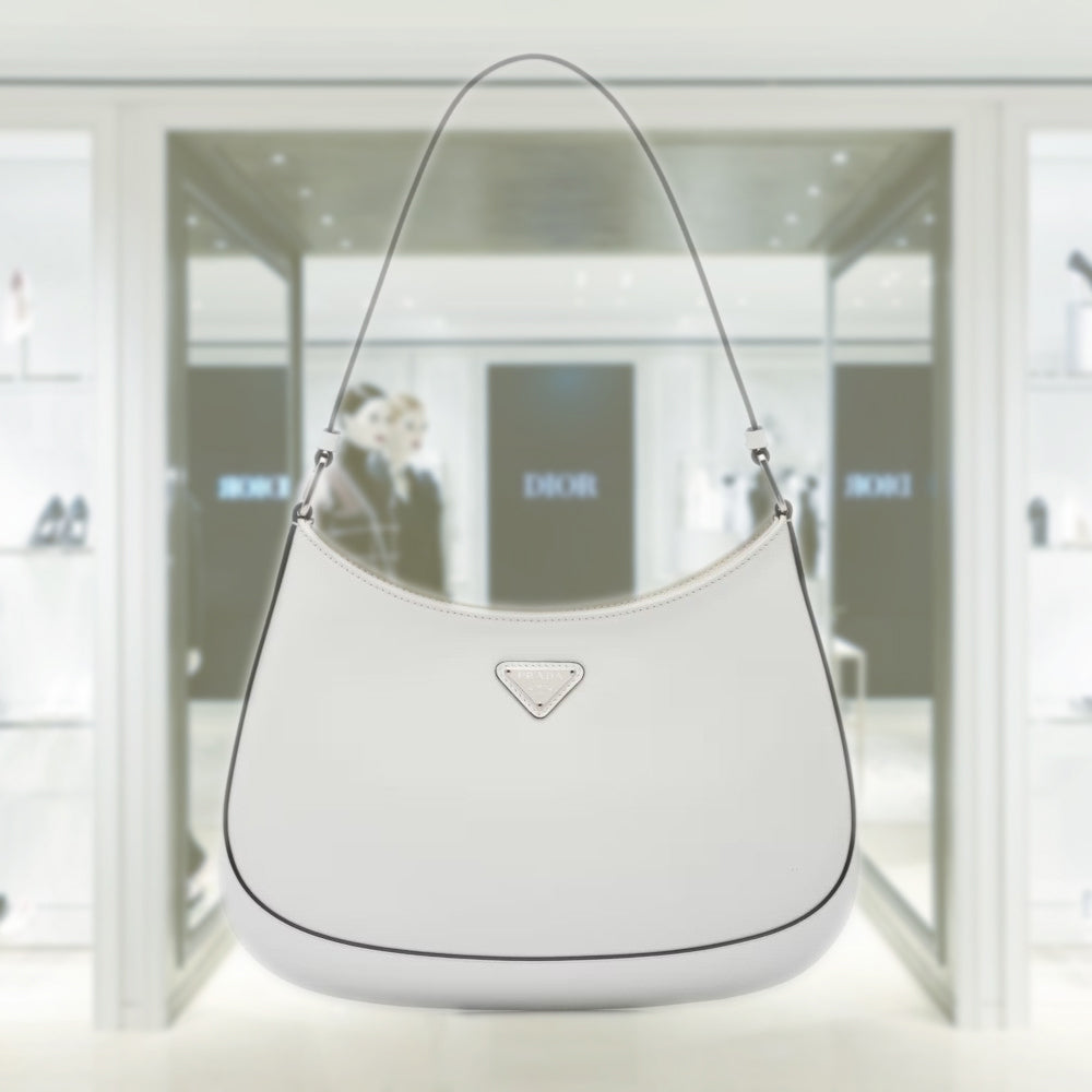 PRD Cleo brushed leather shoulder bag