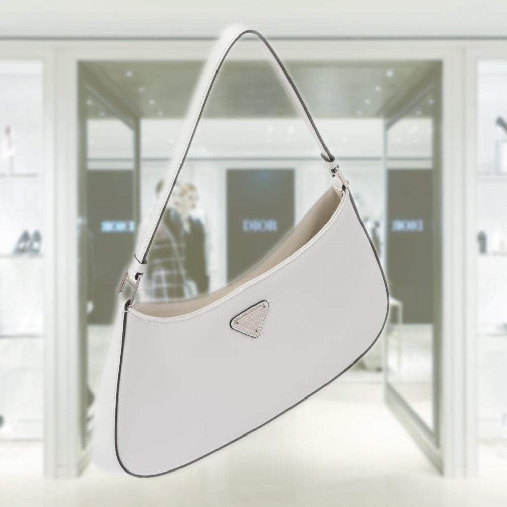 PRD Cleo brushed leather shoulder bag