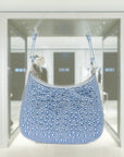 PRD Cleo satin bag with crystals