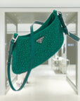 PRD Cleo satin bag with crystals