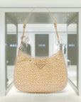 PRD Cleo satin bag with crystals