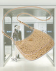 PRD Cleo satin bag with crystals