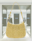 PRD Cleo satin bag with crystals