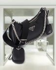 Padded nappa-leather PRD Re-Edition 2005 shoulder bag