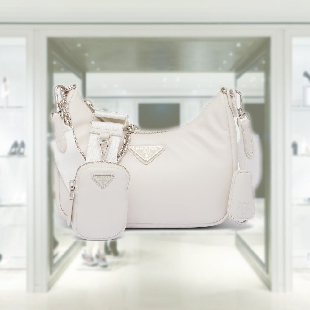 Padded nappa-leather PRD Re-Edition 2005 shoulder bag