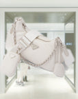 Padded nappa-leather PRD Re-Edition 2005 shoulder bag
