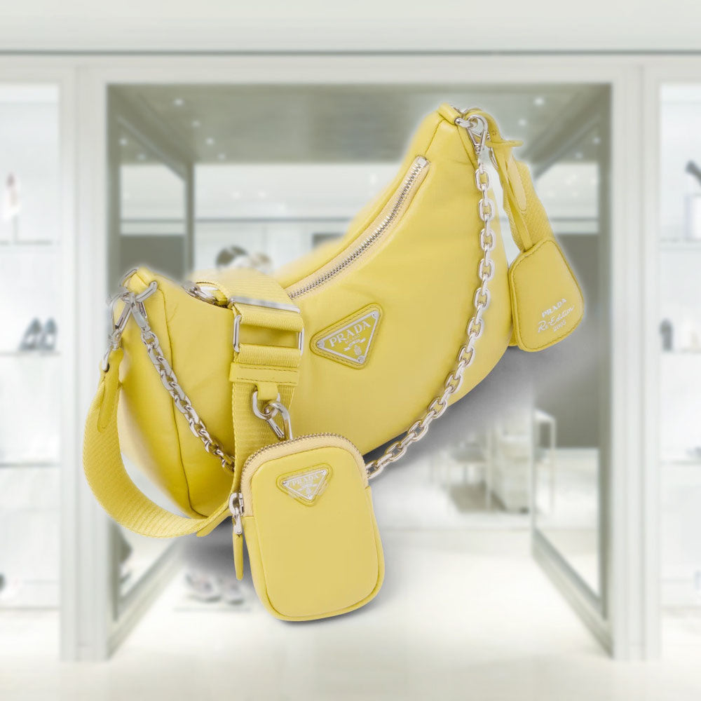 Padded nappa-leather PRD Re-Edition 2005 shoulder bag