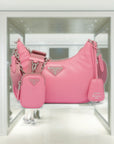Padded nappa-leather PRD Re-Edition 2005 shoulder bag