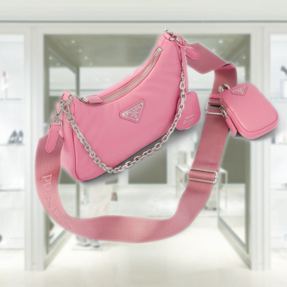 Padded nappa-leather PRD Re-Edition 2005 shoulder bag