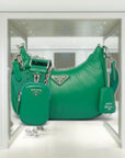 Padded nappa-leather PRD Re-Edition 2005 shoulder bag