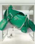 Padded nappa-leather PRD Re-Edition 2005 shoulder bag