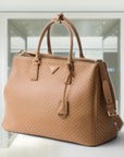 Extra-large PRD Galleria studded leather bag