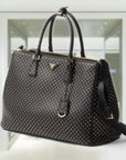 Extra-large PRD Galleria studded leather bag