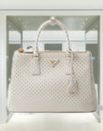 Large PRD Galleria studded leather bag