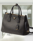Large PRD Galleria studded leather bag