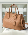 Large PRD Galleria studded leather bag