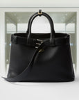 PRD Buckle medium leather handbag with belt