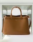 PRD Buckle medium leather handbag with double belt