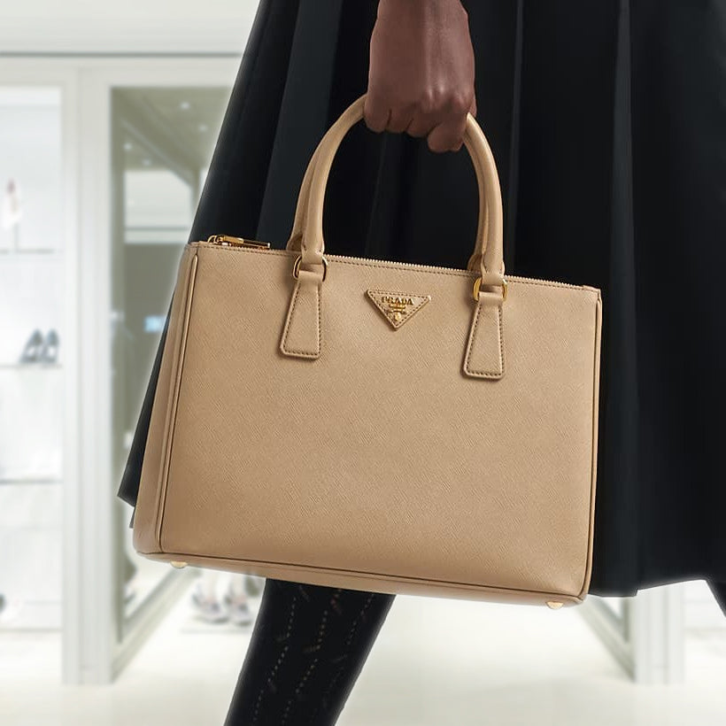 Large PRD Galleria Saffiano leather bag