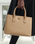 Large PRD Galleria Saffiano leather bag