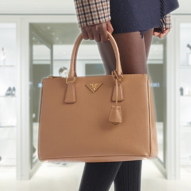 Large PRD Galleria Saffiano leather bag