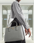 Large PRD Galleria Saffiano leather bag