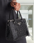 PRD Galleria satin mini-bag with crystals