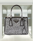 PRD Galleria satin mini-bag with crystals
