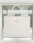 Medium leather PRD Symbole bag with topstitching