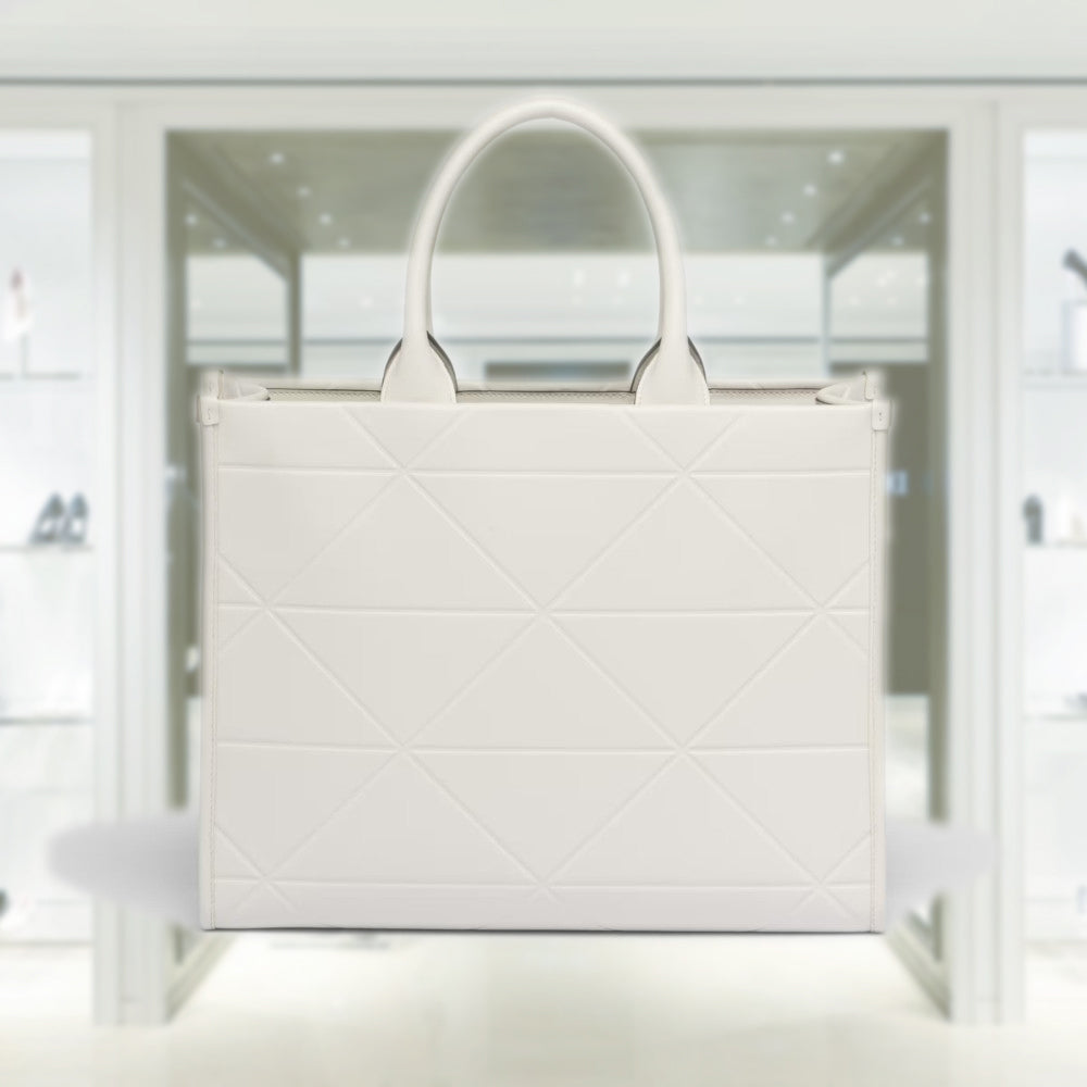 Medium leather PRD Symbole bag with topstitching