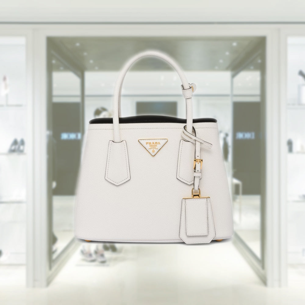 PRD Double Saffiano leather mini bag