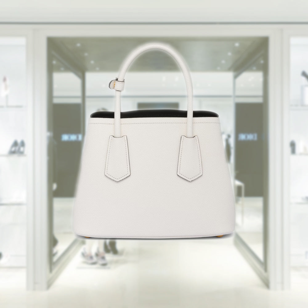 PRD Double Saffiano leather mini bag