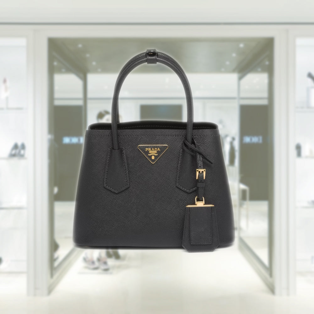 PRD Double Saffiano leather mini bag