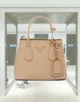 PRD Double Saffiano leather mini bag