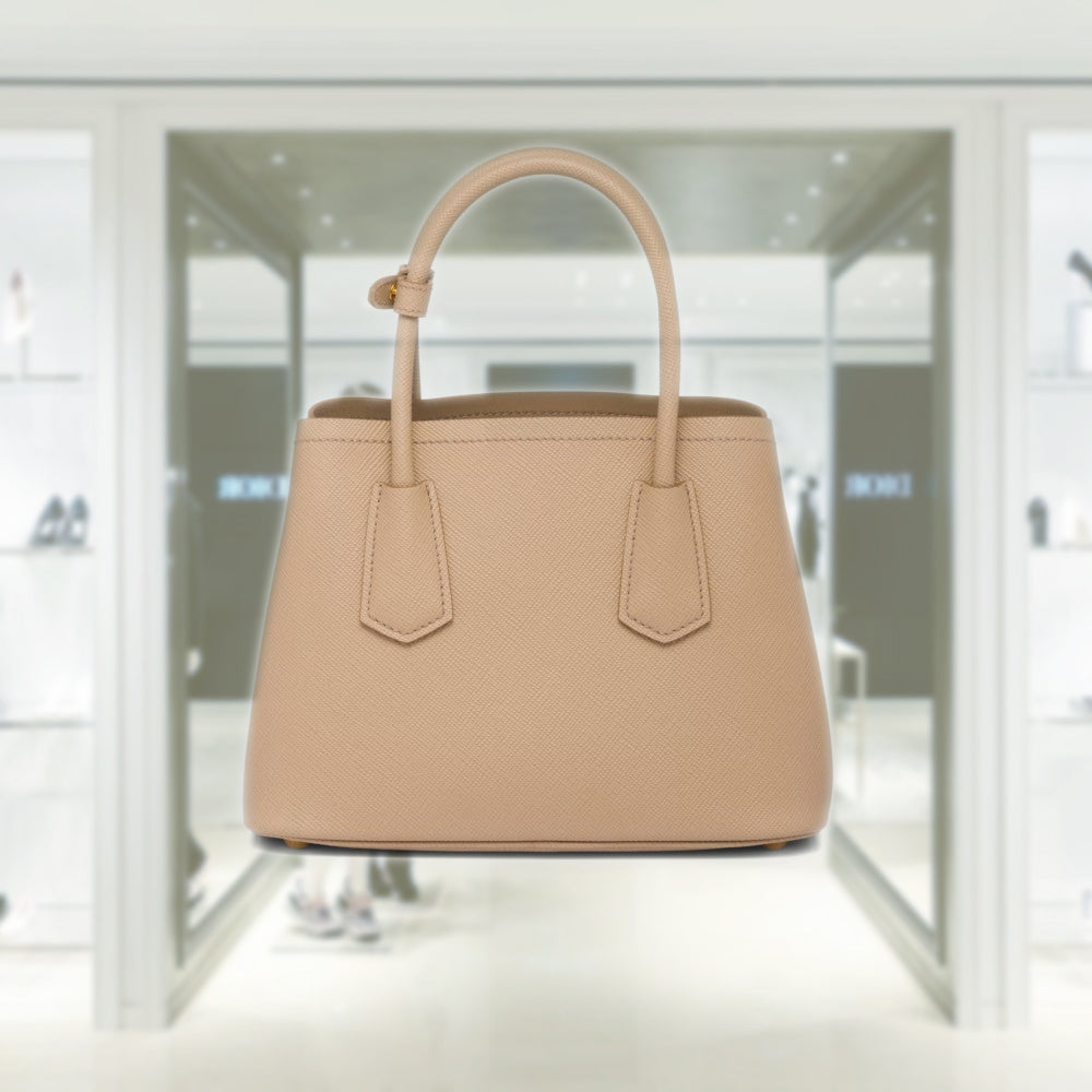 PRD Double Saffiano leather mini bag