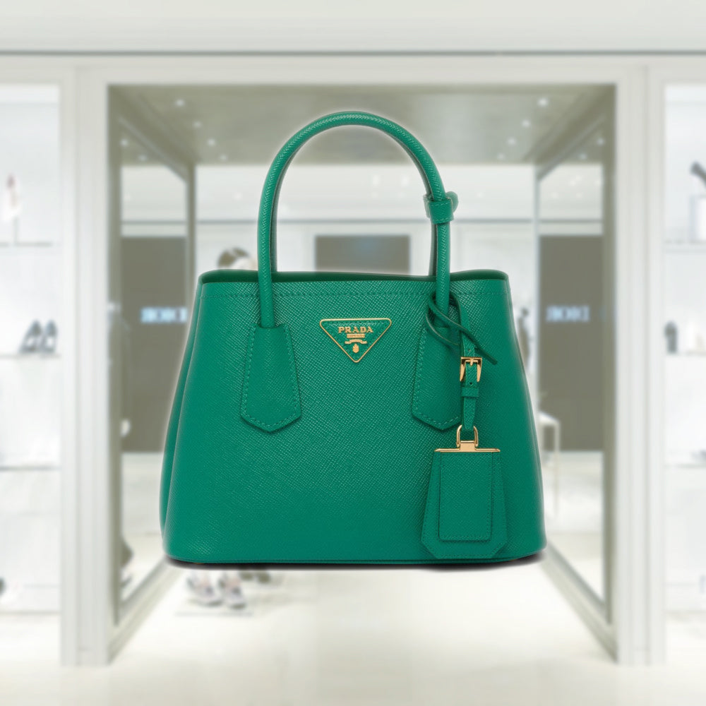 PRD Double Saffiano leather mini bag
