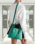 PRD Double Saffiano leather mini bag