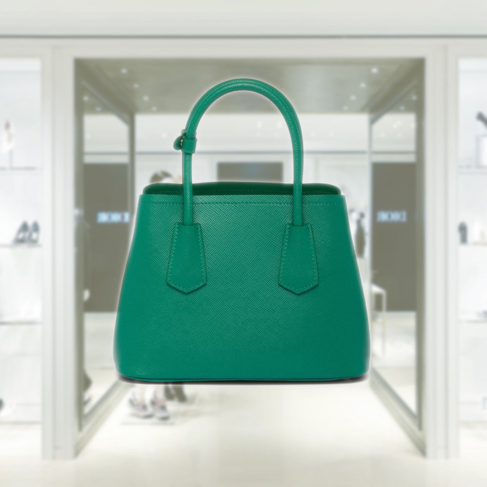PRD Double Saffiano leather mini bag