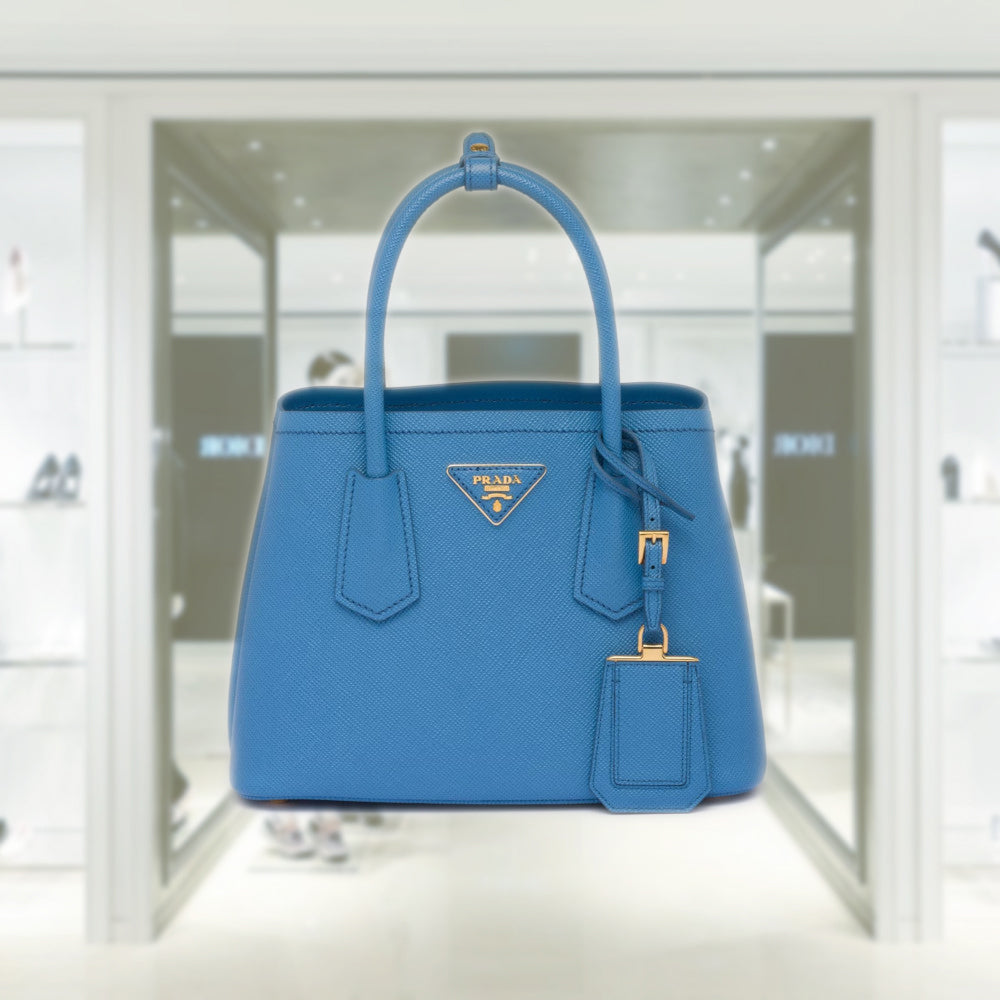 PRD Double Saffiano leather mini bag