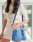 PRD Double Saffiano leather mini bag