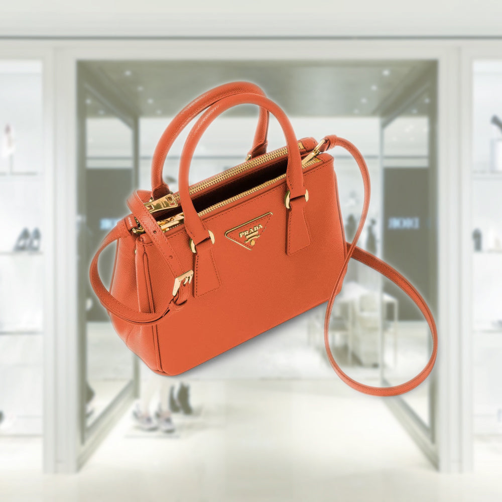 PRD Galleria Saffiano leather mini-bag