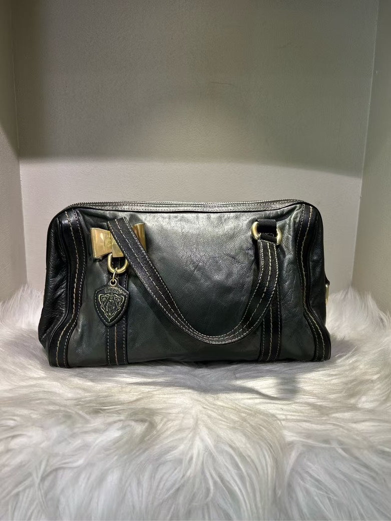 GCCI  Leather Black Shoulder Bag