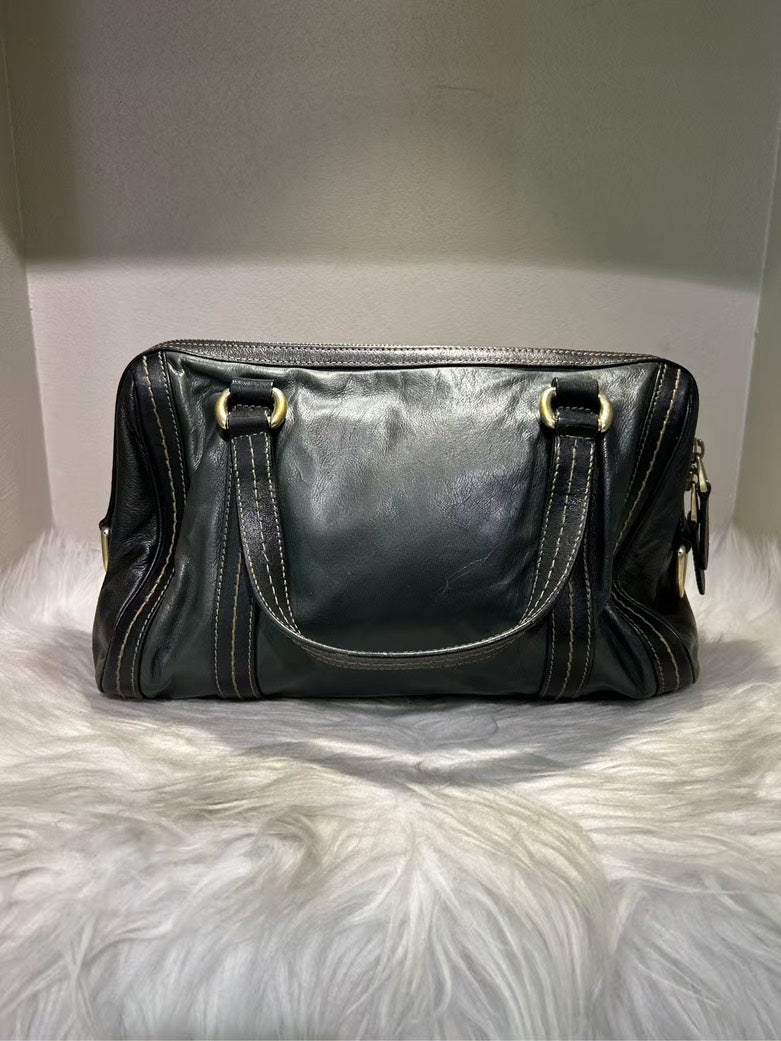 GCCI  Leather Black Shoulder Bag