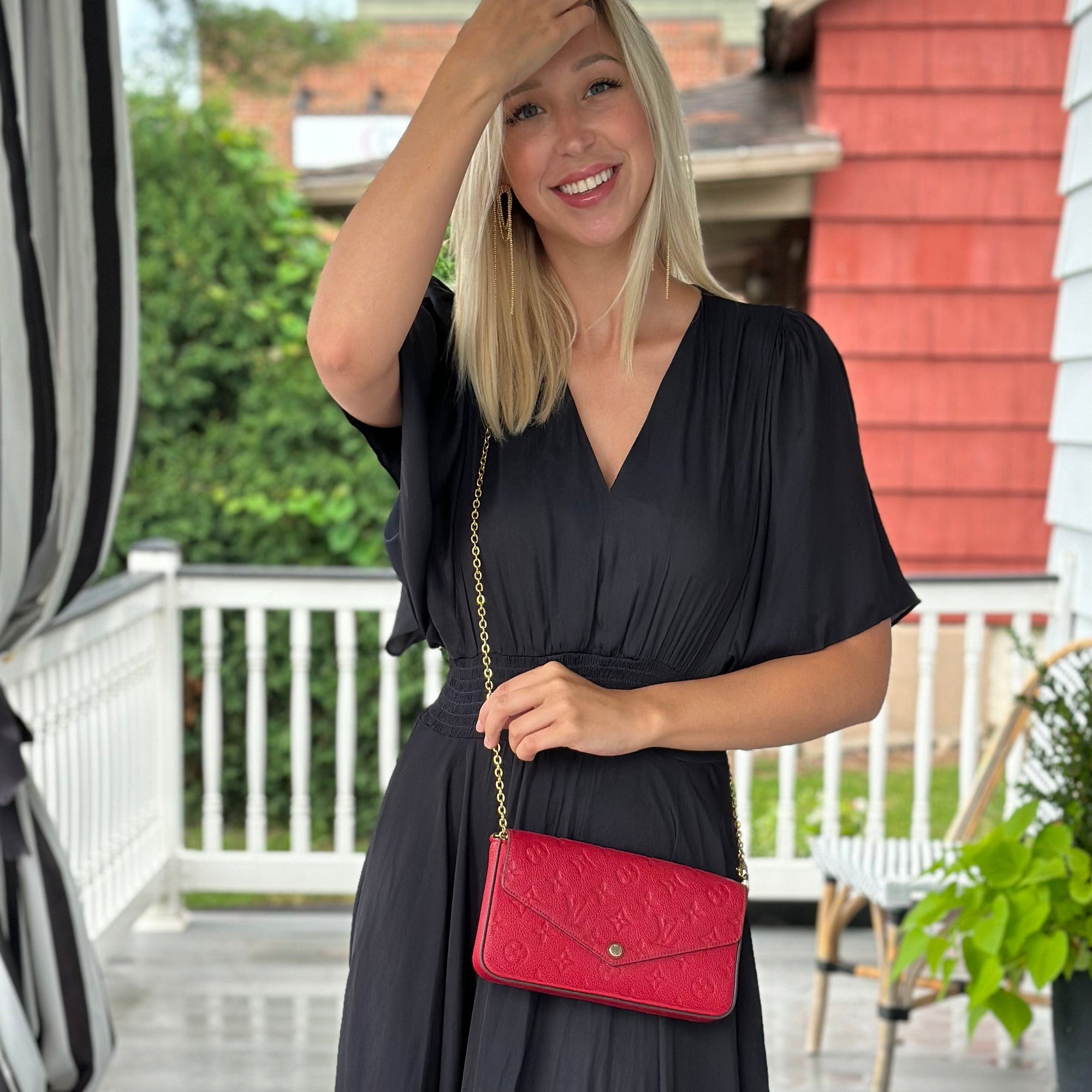 2022 LV Monogram Empreinte Felicie Bag