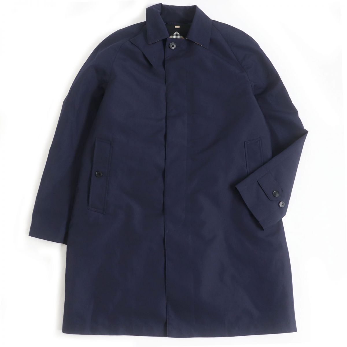 BBERRY Archive logo Nova check long coat