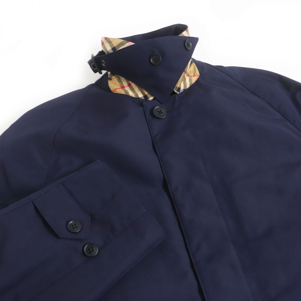 BBERRY Archive logo Nova check long coat