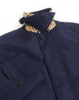 BBERRY Archive logo Nova check long coat