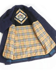 BBERRY Archive logo Nova check long coat