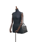 Christian D1OR Cannage CD Logo Charm Two-way Handbag Shoulder bag Black Vintage 5cgj75